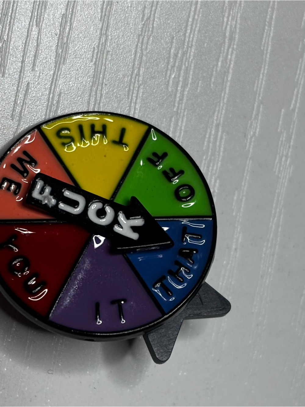 F*** _____ Wheel Enamel Pin - Picture 4 of 9